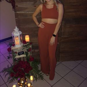 Rush Crepe Cut Out Jumpsuit